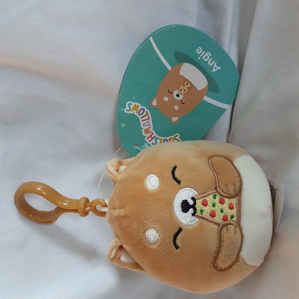 3.5" Clip Squishmallows - Angie the Shiba, NWT